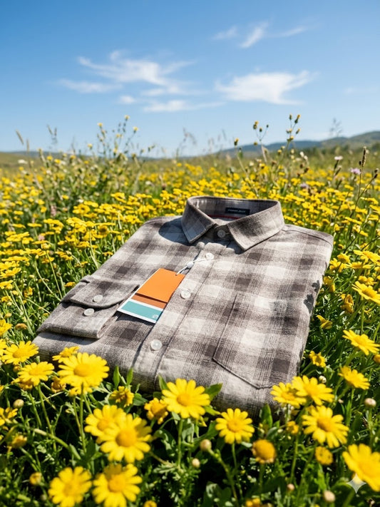 DRAK BROWN PREMIUM CHECKERED SHIRT modern full sleeve wear(unisex)