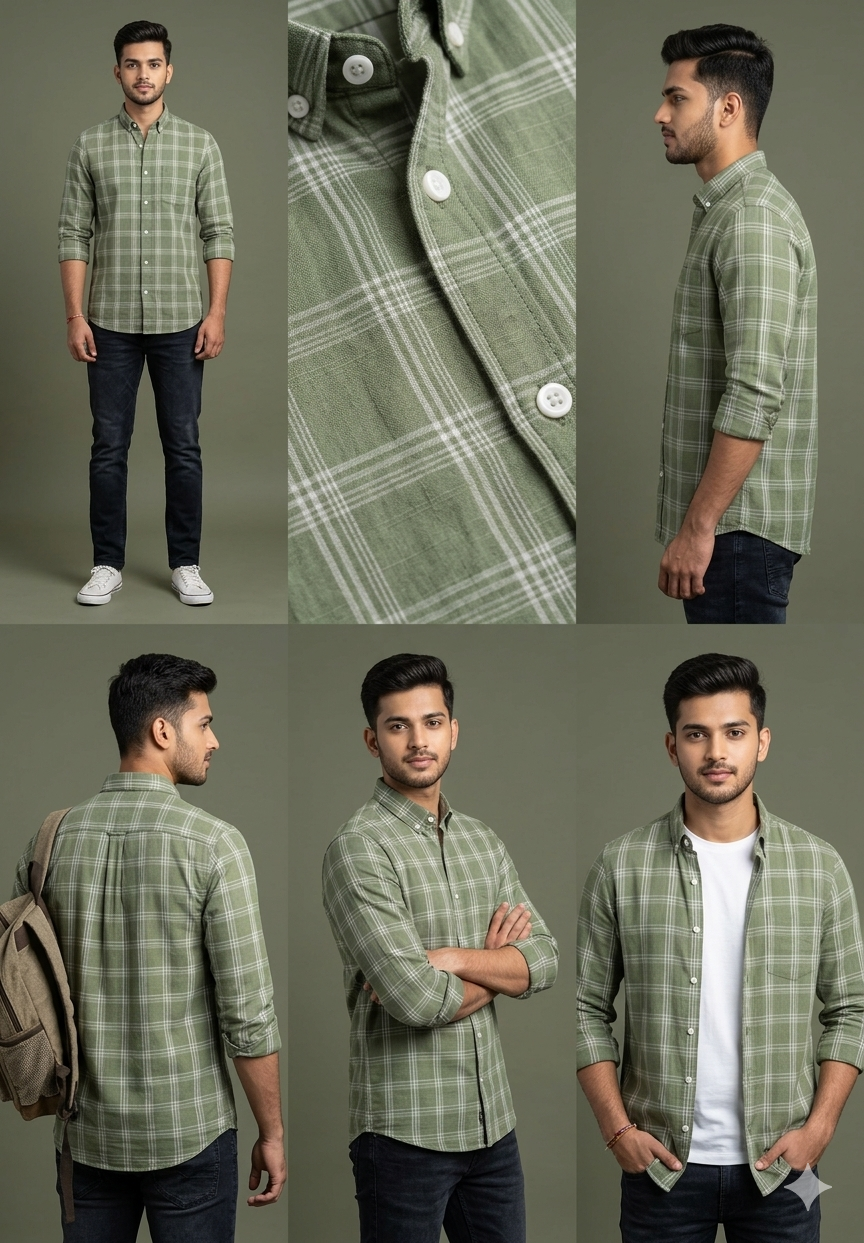 The Wine Lattice Madras Shirt