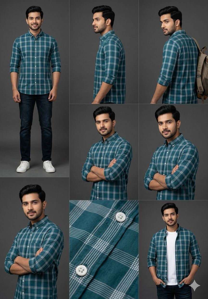 The Wine Lattice Madras Shirt