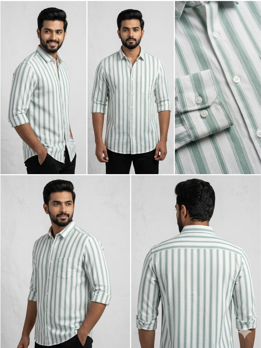 BLUE MERIDIAN STRIPE WITH FULL SLEEVES