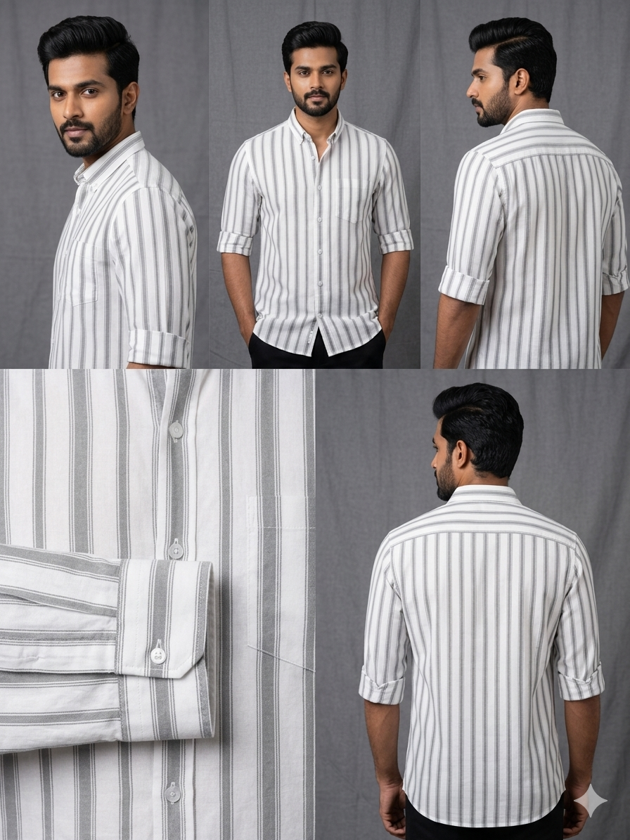 BLUE MERIDIAN STRIPE WITH FULL SLEEVES