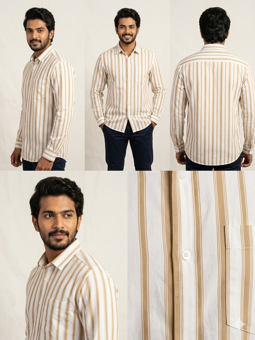 BLUE MERIDIAN STRIPE WITH FULL SLEEVES