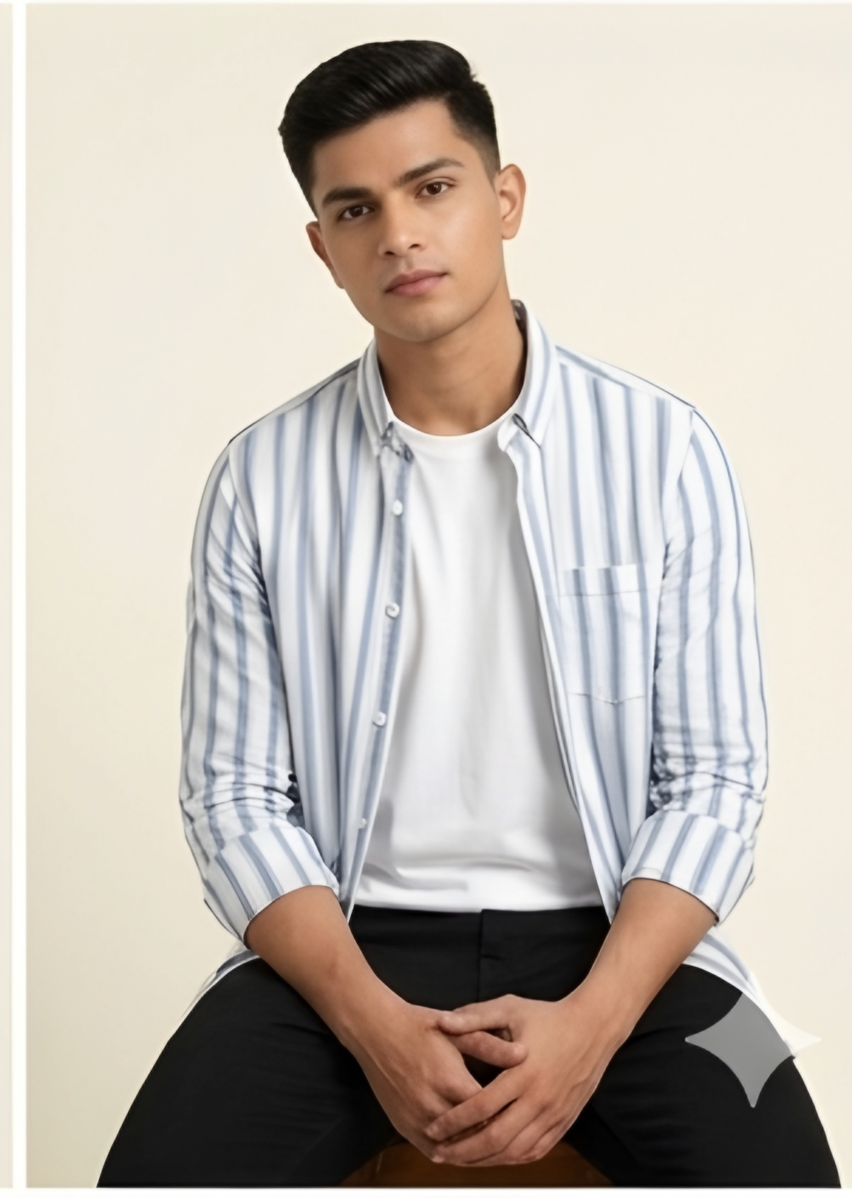 BLUE MERIDIAN STRIPE WITH FULL SLEEVES