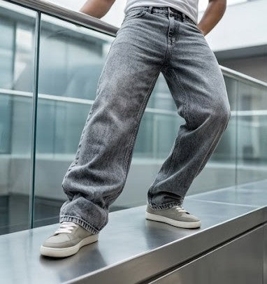 BLUE SHADE PREMIUM RELAXED FIT BAGGY JEANS
