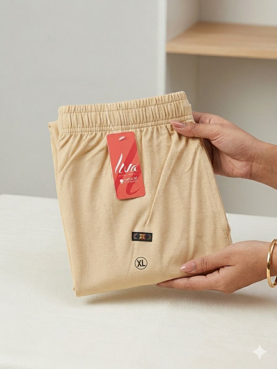 Premium Cotton Straight-Fit Pants